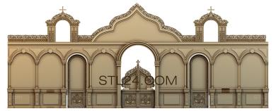 Царские врата (CV_0056) 3D модель для ЧПУ станка